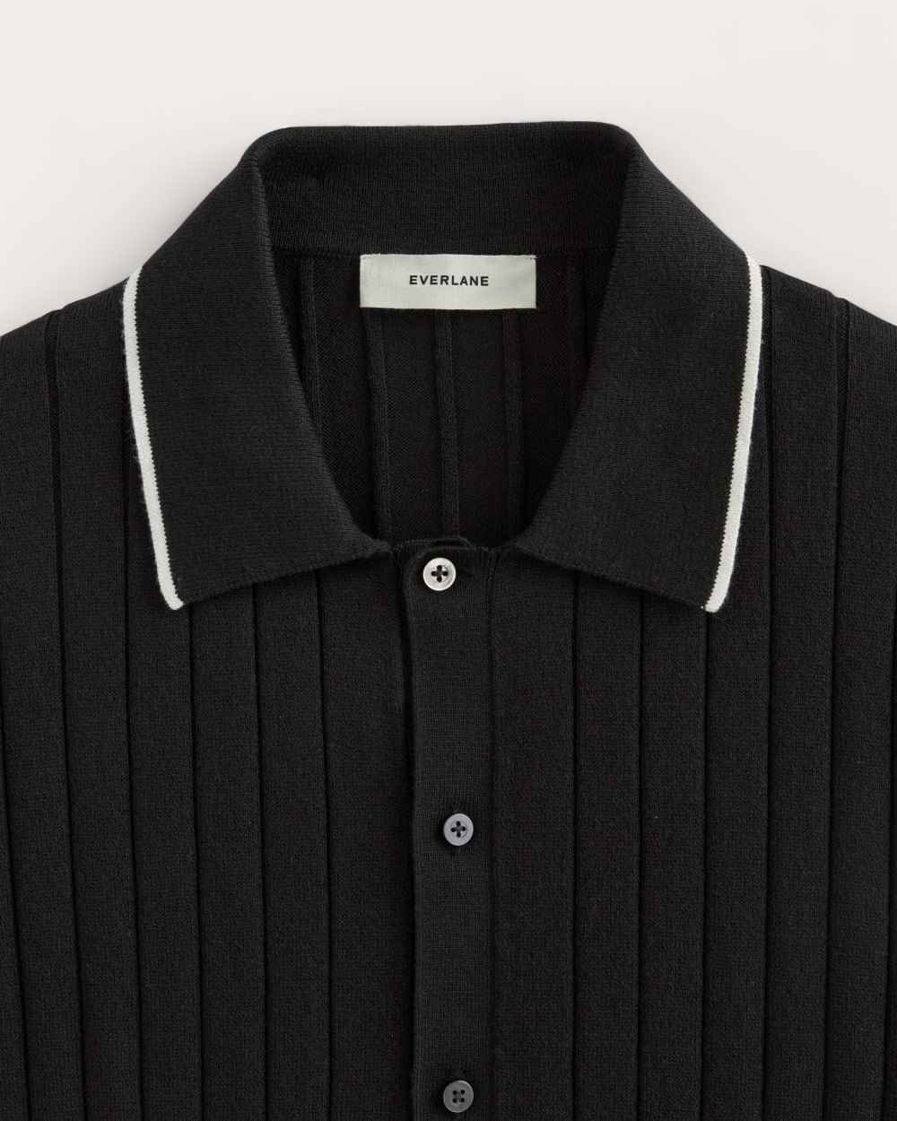 The No-Sweat Button-Down Polo | Black