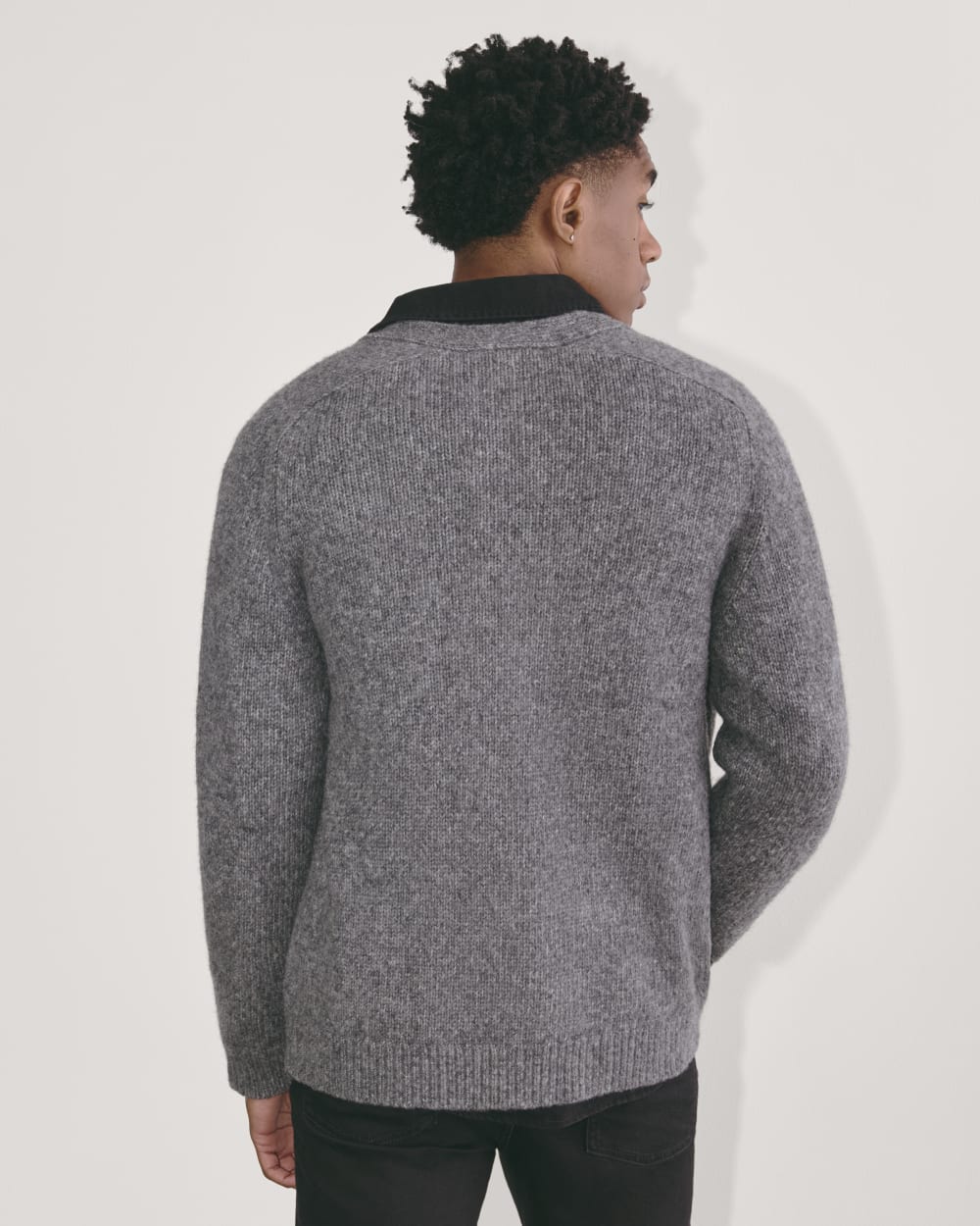 The Cloud Relaxed Cardigan | Heather Charcoal
