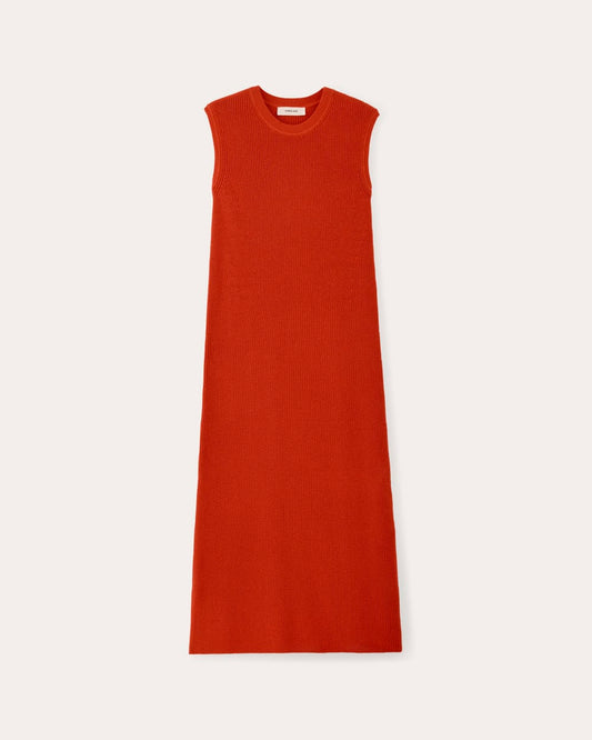 The Midi Dress in Everyday Cotton | Poppy Red