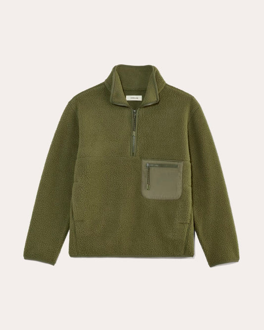 The ReNew Fleece Oversized Half-Zip | Kalamata