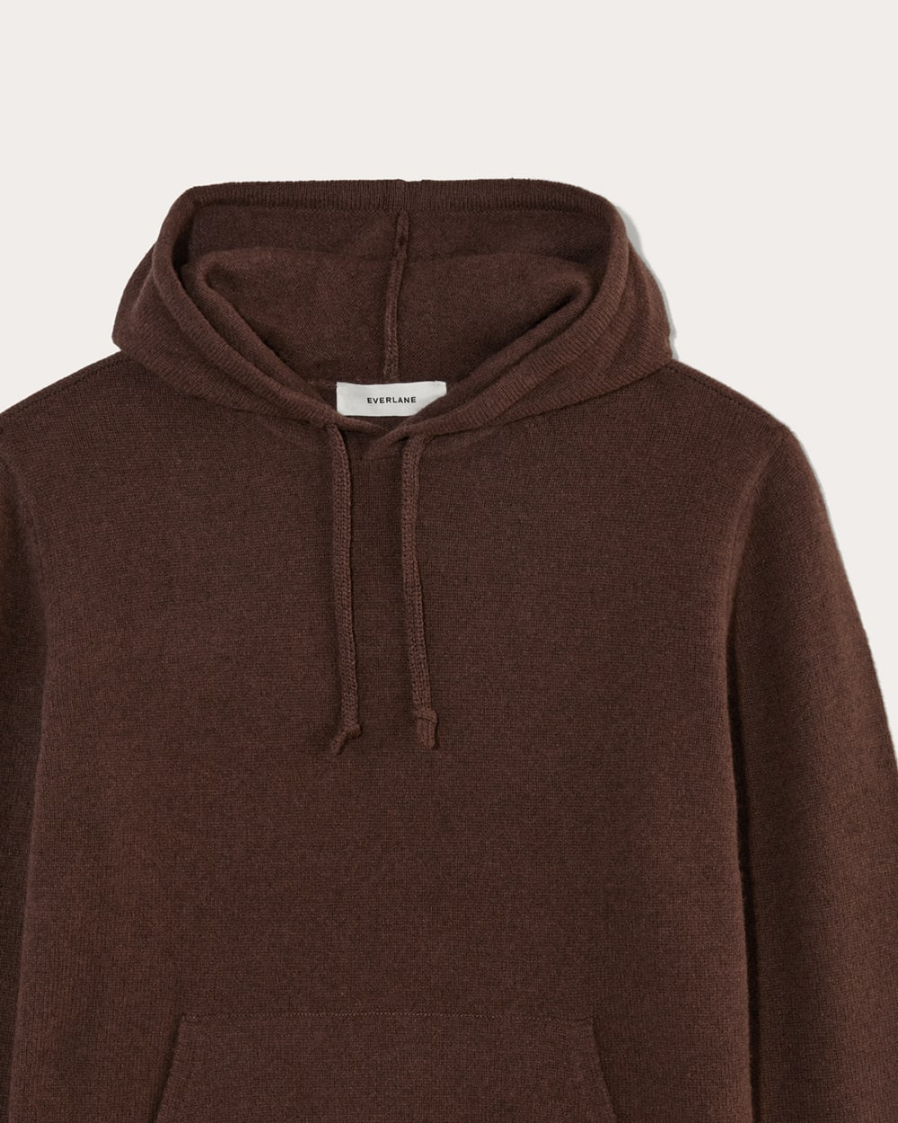 The Felted Merino Hoodie | Heather Mahogany