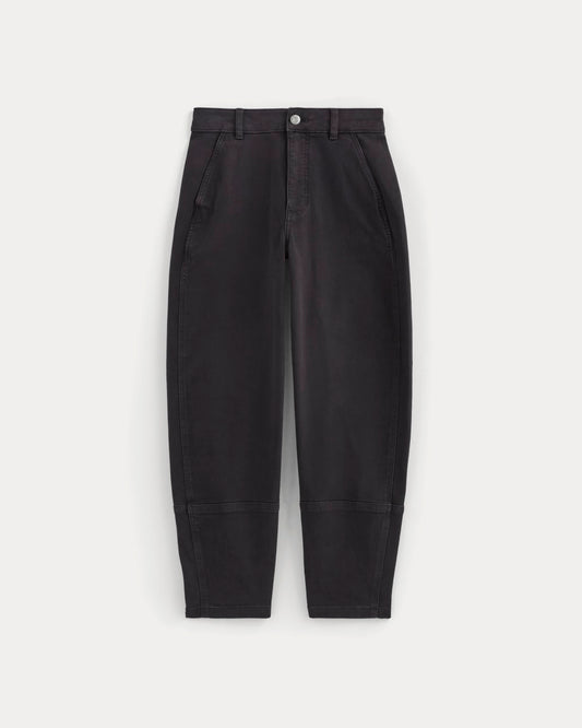 The Utility Barrel Pant | Black | Regular