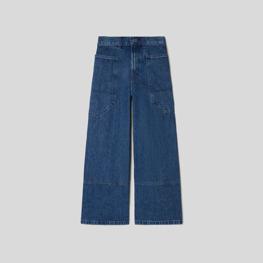 The Way-High® Gardener Cropped Jean | Vibrant Blue