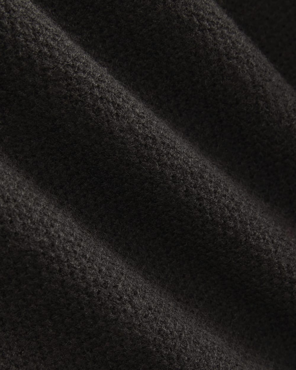 Henley in Wool Cashmere | Black
