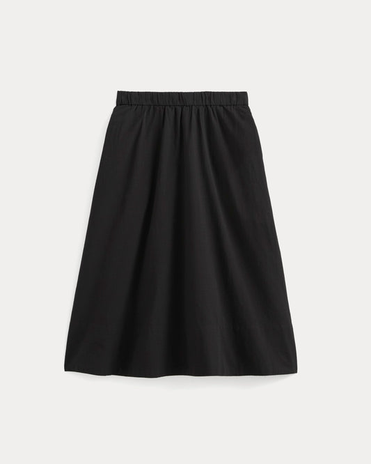 The Gauze Tiered Skirt | Black