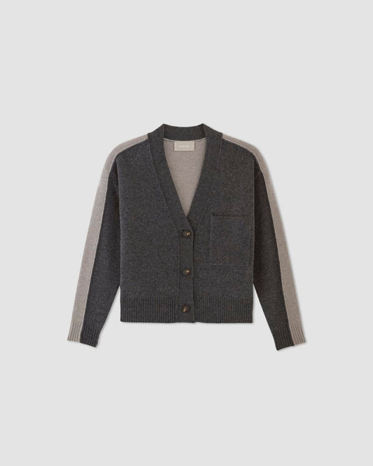 The Good Merino Wool Cardigan | Graphite / Hare Grey