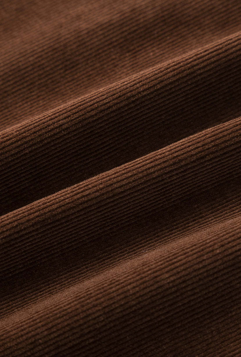 Abby Corduroy Dress - Brown