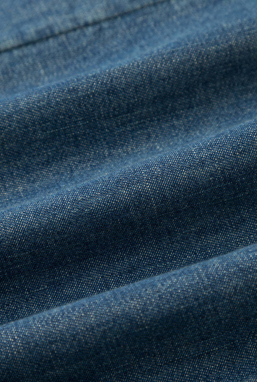 Bethany Denim Blouse - Indigo