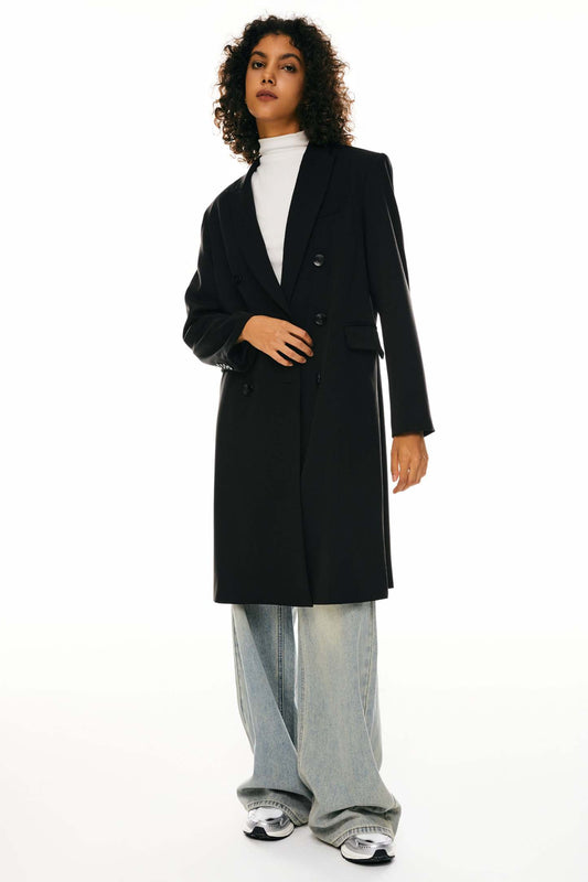 Double-Breasted Suit Blazer