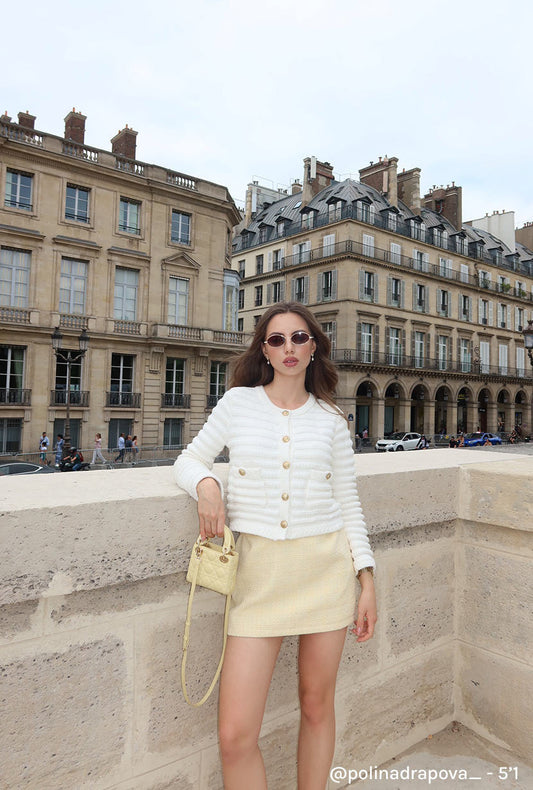 Cindy Cotton Cardigan - Ivory