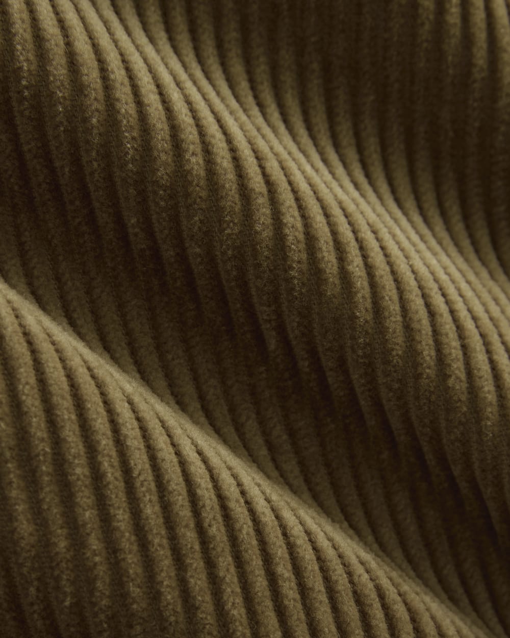 Wide Wale Corduroy Shirt | Aged Brass