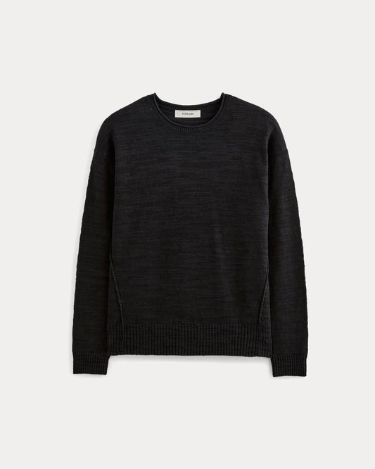 The Slouch Sweater in Cotton Linen | Black