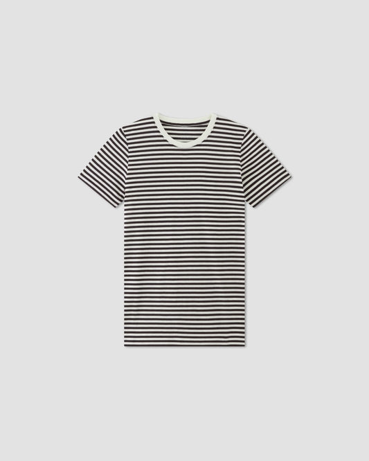 The Organic Cotton Crew Tee | Black / Bone