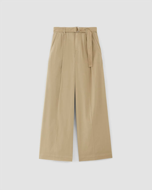 The Pleated Wide-Leg Chino | Trench Coat Khaki