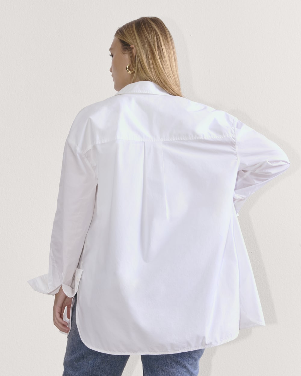 The Supima® Cotton Boyfriend Shirt | White