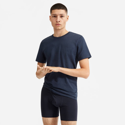 The Supima® Longer Boxer Brief | Uniform | Deep Navy