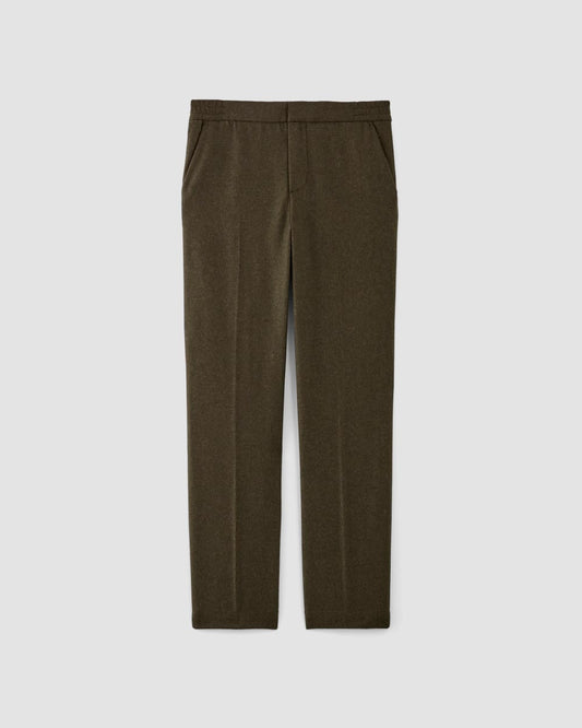 The Wool Flannel Pant | Dark Green