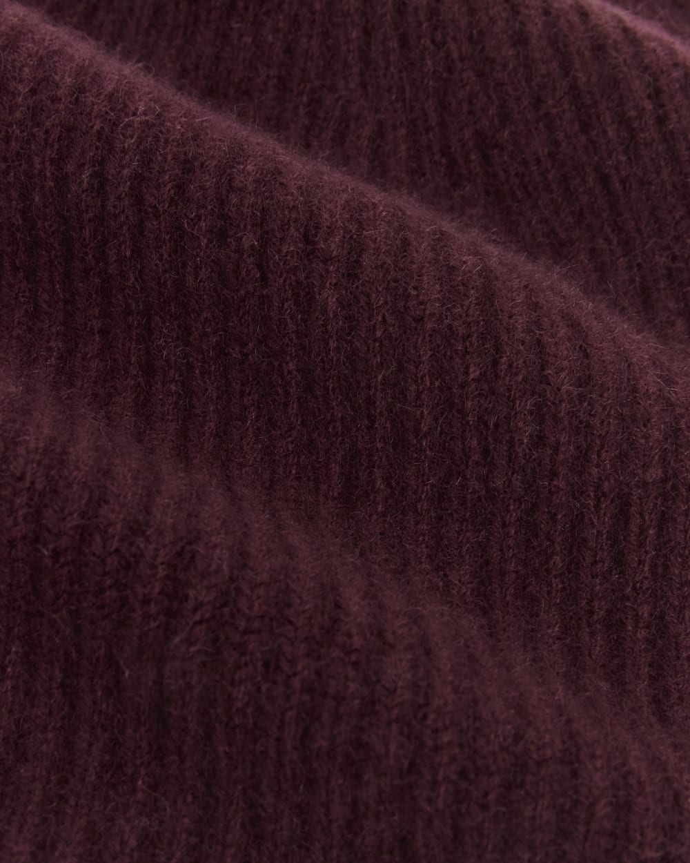 The Cashmere Ribbed Beanie | Wine
