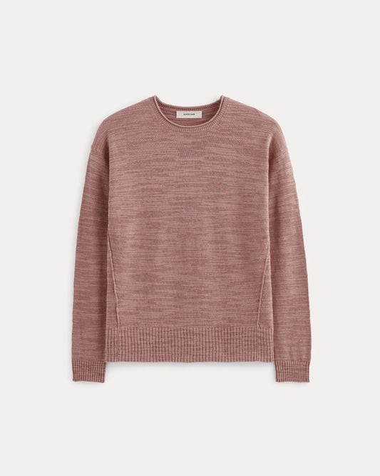 The Slouch Sweater in Cotton Linen | Rose Dusk