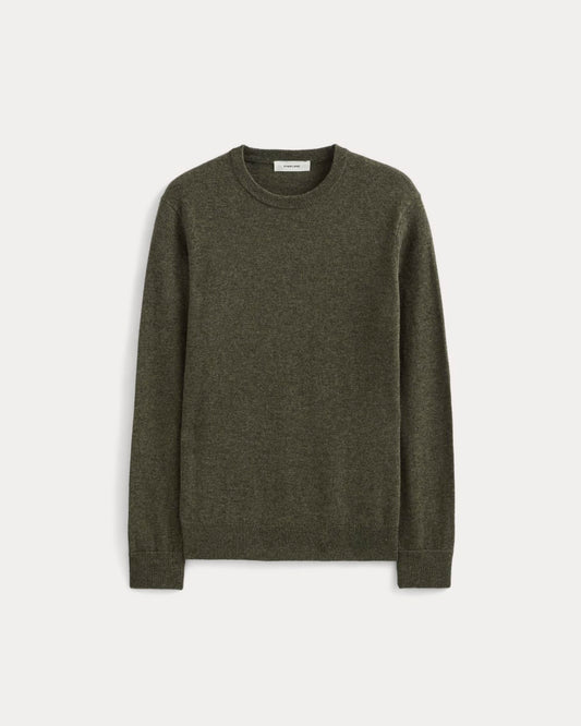 The Cashmere Crew | Heathered Army Green