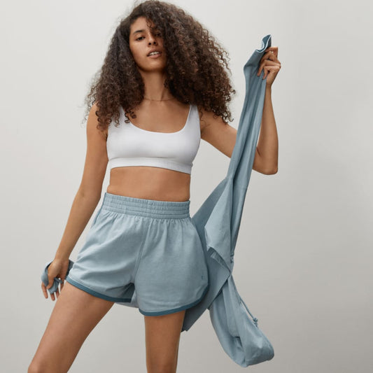 The Retro Jersey Short | Mazarine Blue