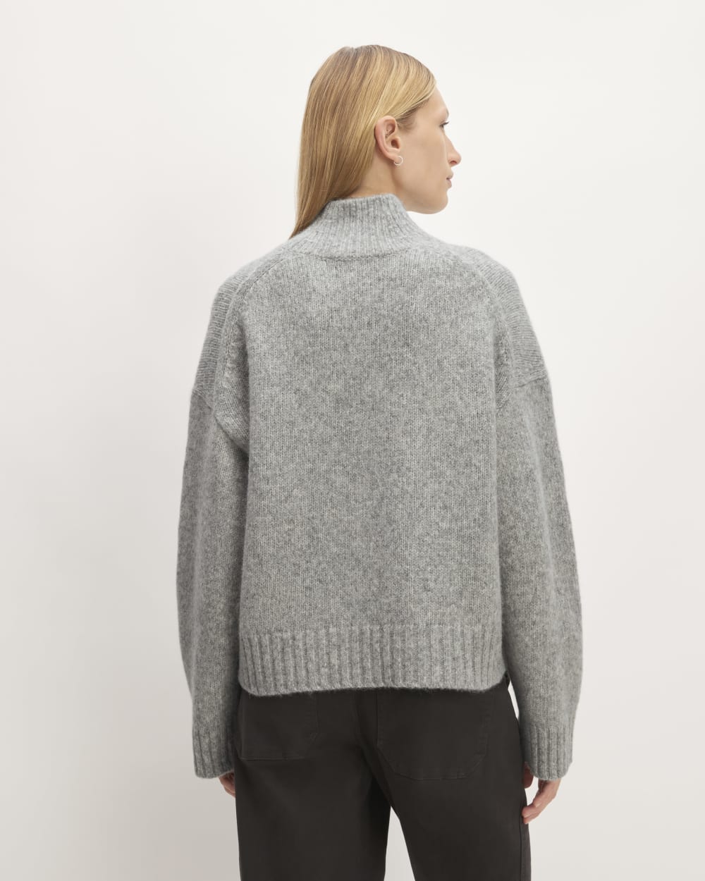 The Cloud Oversized Turtleneck | Heather Grey