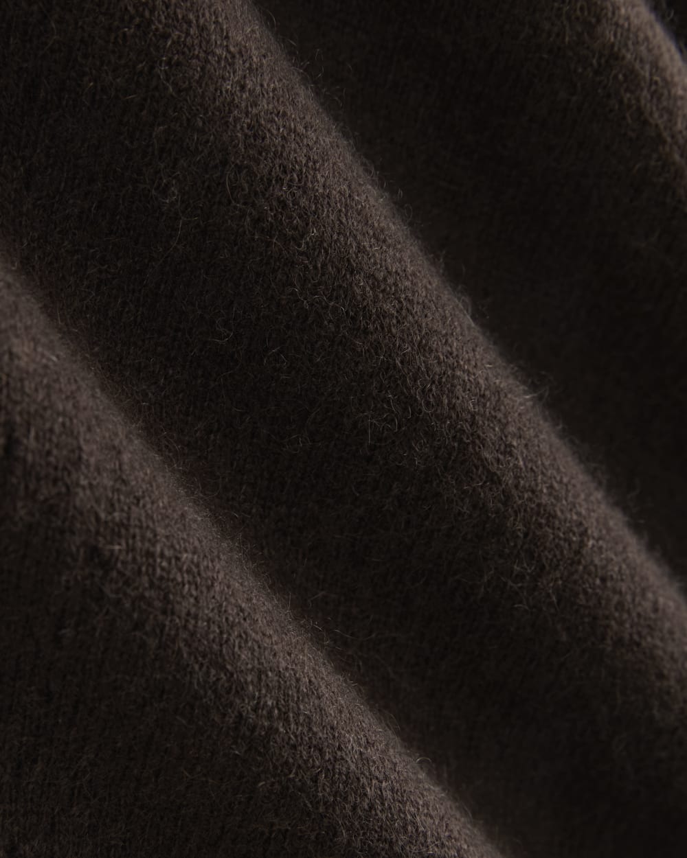 Cashmere Funnel-Neck Tank | Dark Chocolate