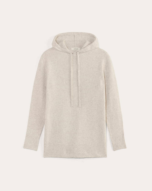 The Oversized Hoodie in Plush Cotton | Heathered Oat