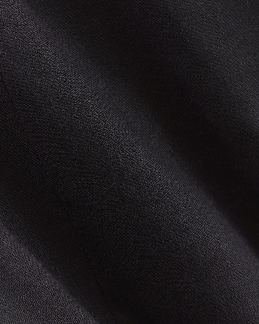 The Oversized Blazer in Stretch Linen | Black