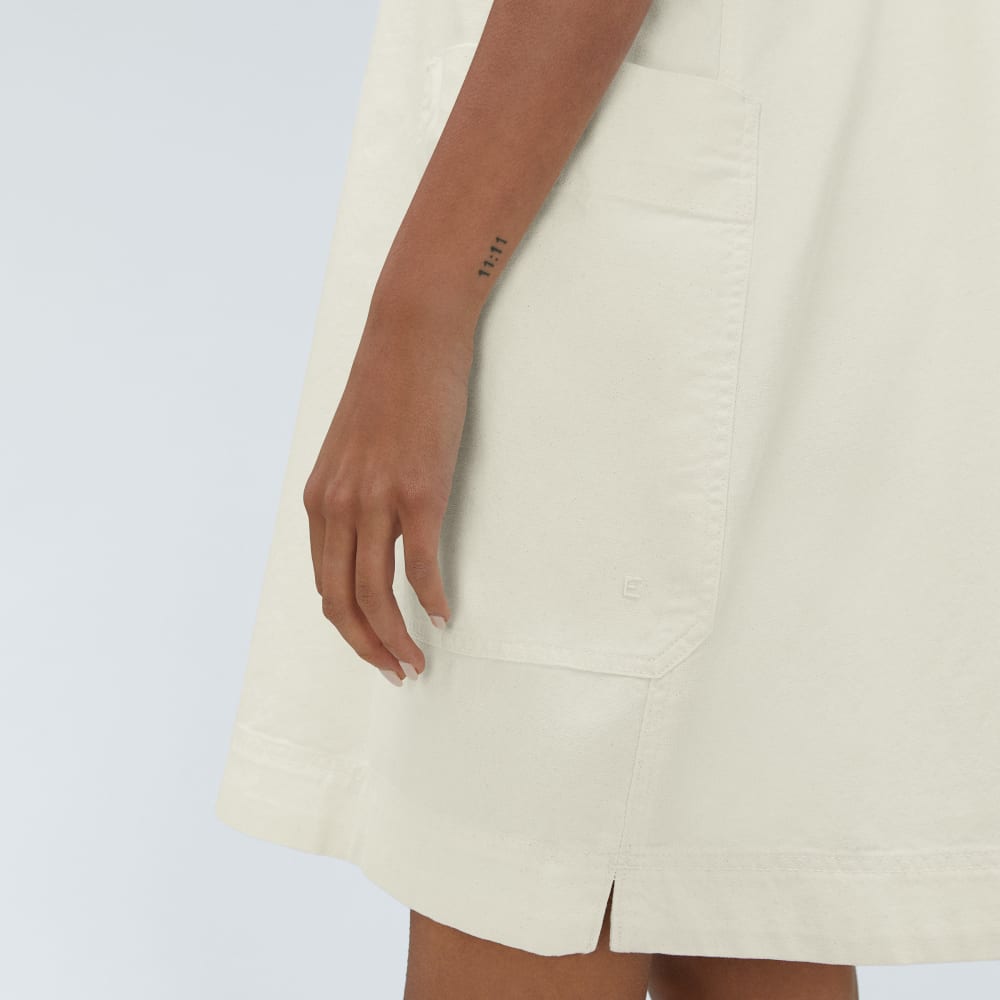 The Cross-Back Apron Mini Dress | Canvas