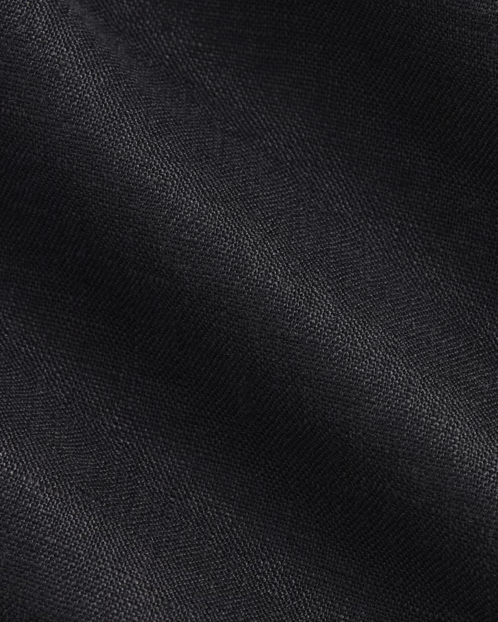 The Classic Short-Sleeve Shirt in Linen | Black