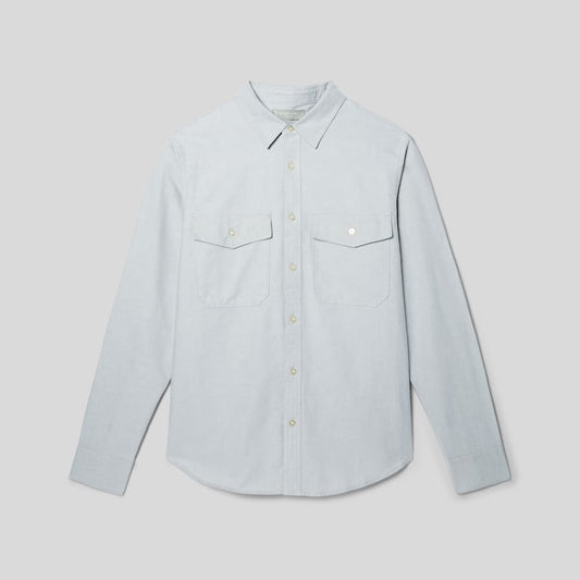 The Organic Oxford Relaxed Utility Shirt | Grey