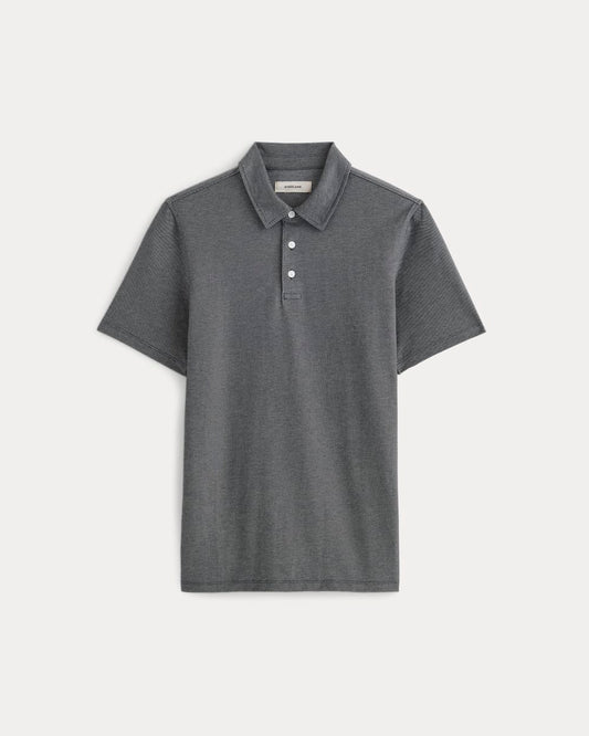 The Startup Polo | Black Chambray