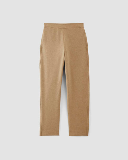 The Wool Flannel Pull-On Pant | Tiger's Eye