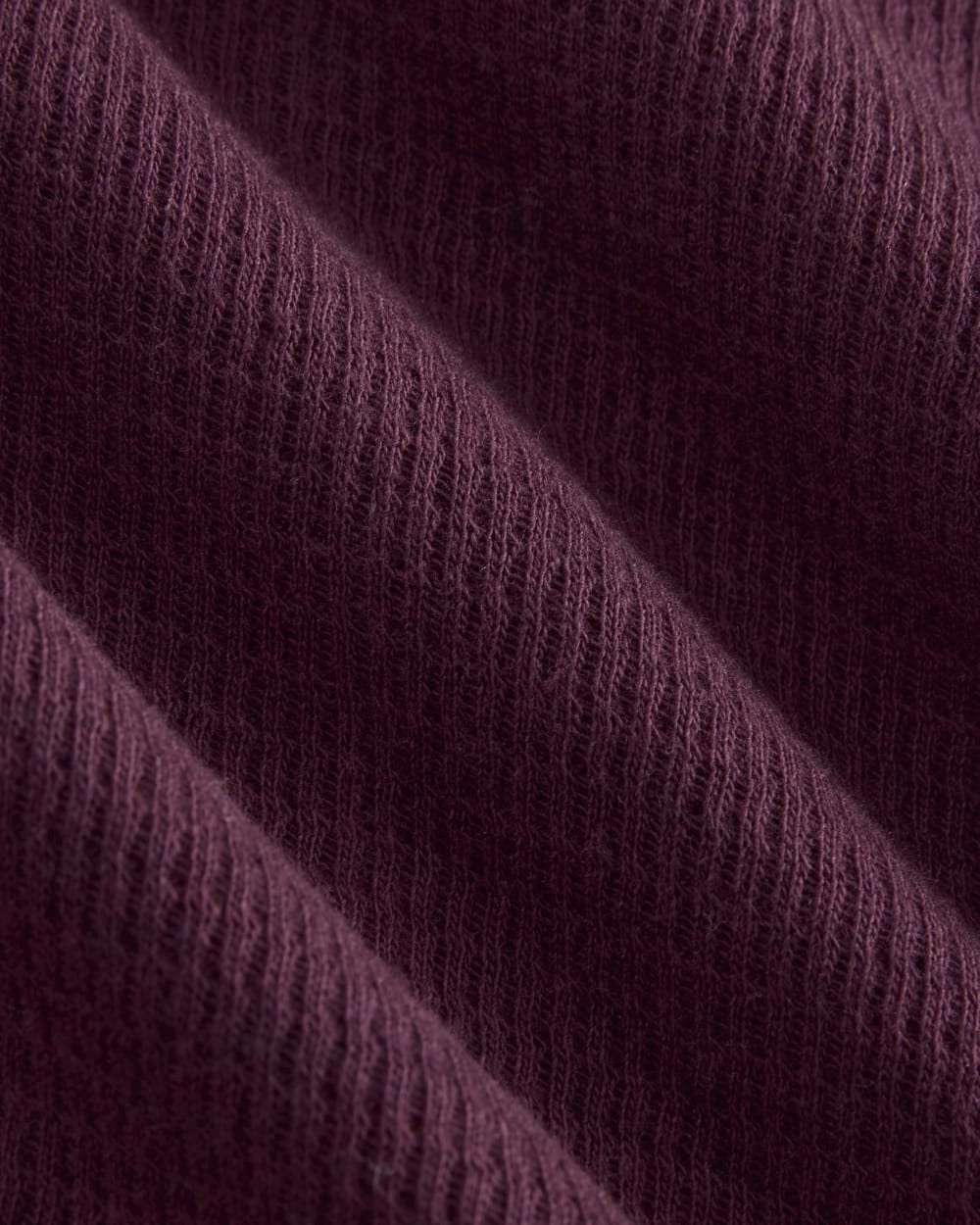 Slim-Fit Crew in Cozy Waffle | Heathered Port Royale