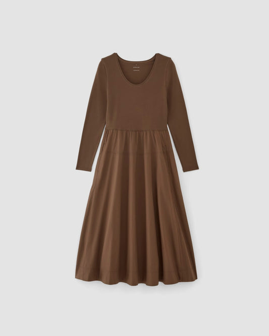 The Long-Sleeve Riviera Dress | Cocoa