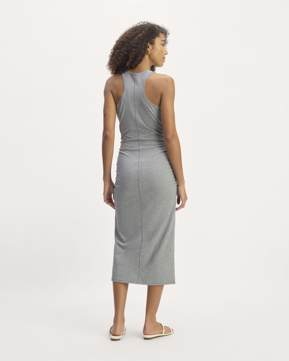 The Form Racerback Dress | Mid Heather Grey