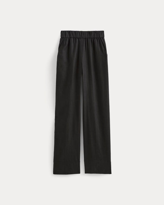 The Linen Easy Pant | Black