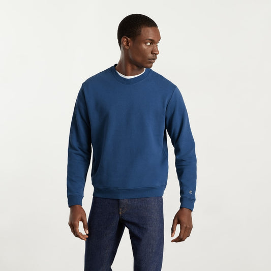 The Track Crewneck Sweatshirt | Deep Blue