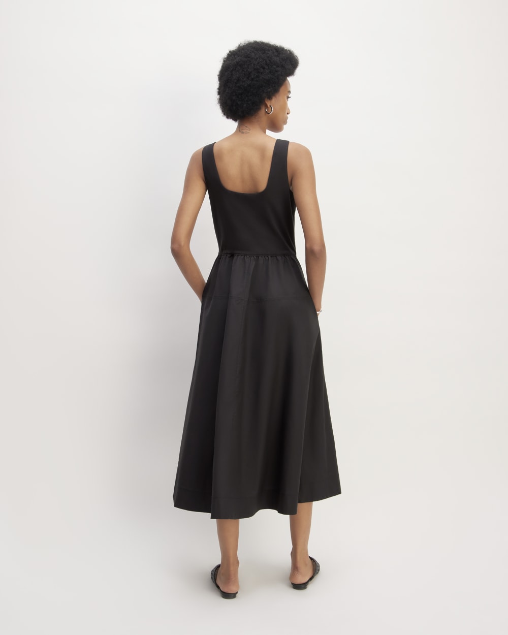 The Supima® Jersey Riviera Dress | Black