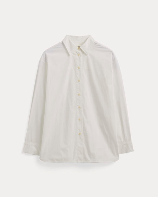 The Boyfriend Shirt in Ultrasoft Cotton | White
