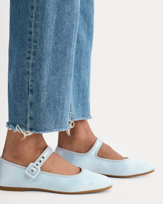The Day Buckle Mary Jane | Robin Blue Satin