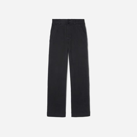 The Organic Wide-Leg Pant | Black