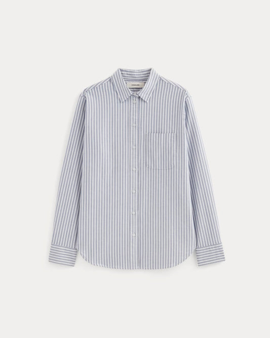 The Must-Have Oxford Shirt | Bone / Mazarine Blue