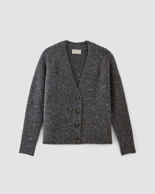 The Confetti Cardigan | Charcoal Multi