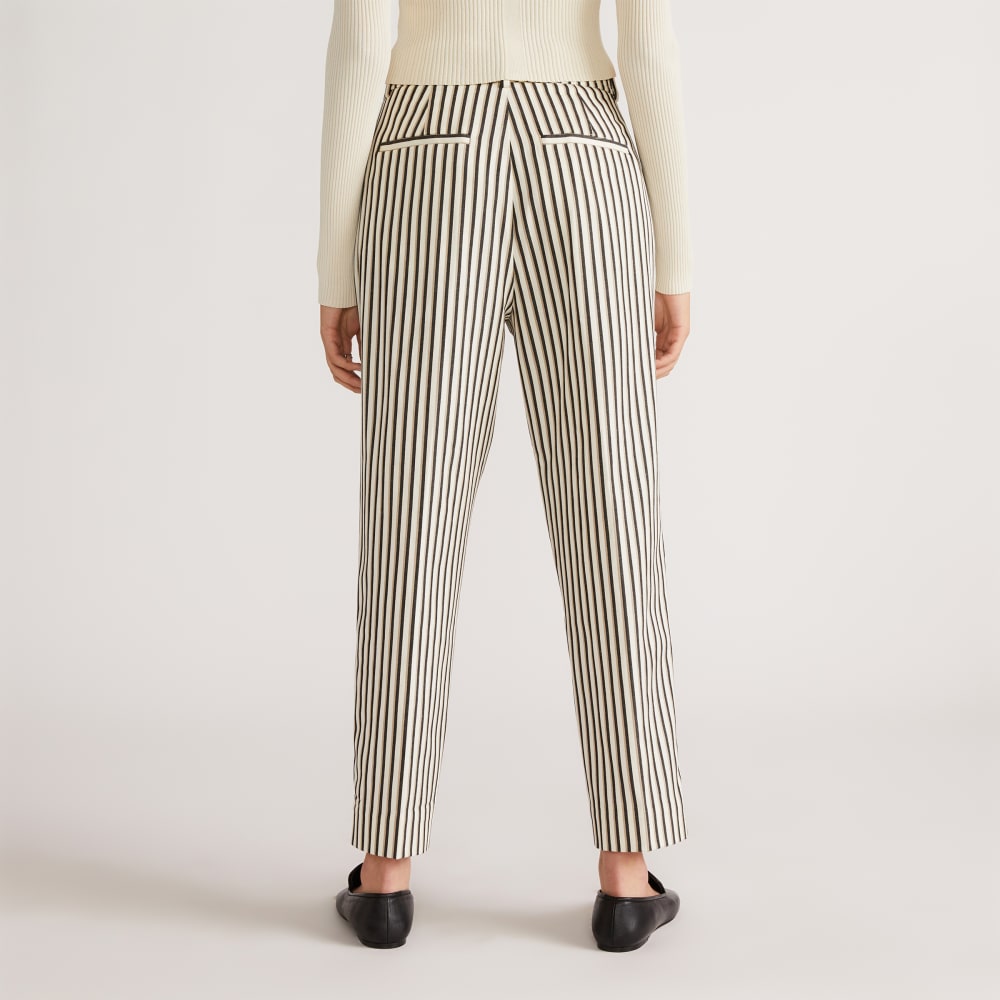 The Draper Tapered Pant in Buttersmooth | Ombre Stripe