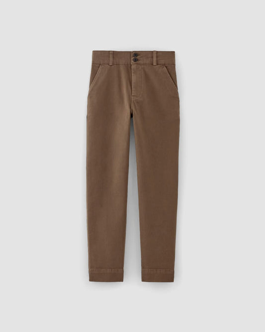 The Organic Straight-Leg Pant | Cocoa