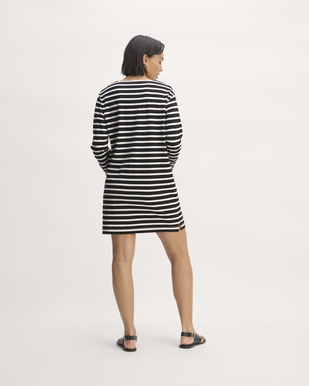The Mariner Dress | Black / Bone
