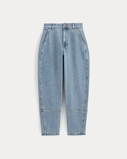 The Utility Barrel Jean | Light Indigo | Regular
