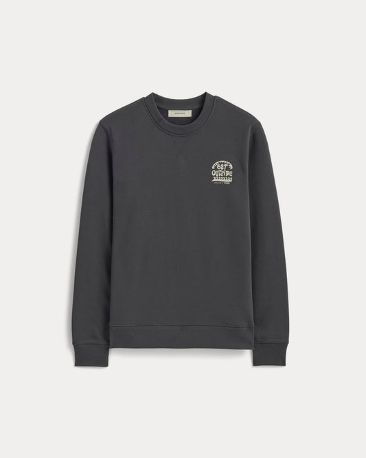 The Everlane x Parks Project French Terry Crew | Forged Iron / Natural